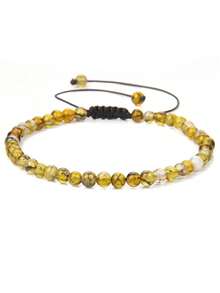 4mm Fine Bead Bracelet, Adjustable Natural Stone Semi-Precious Gemstone Yoga Beads Handmade Bracelet Jewelry - Bracelet - View 25