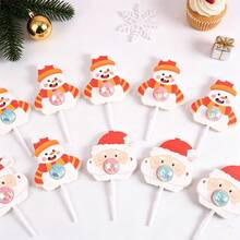 25pcs/50pcs Christmas Party Gift Candy Lollipop Card Paper Cards Decoration Cards Double Layer 3D Christmas Atmosphere Desktop Gift Packaging Decoration Card Paper - View 10