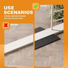Indoor Robot Vacuum Cleaner Small Step Threshold Ramp Pad, Home Climbing Ramp Wedge Pad - A - View 6