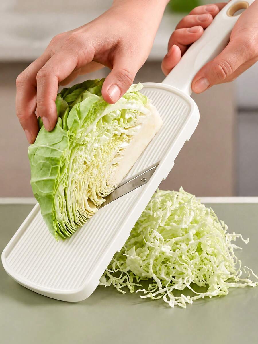 Multi-Functional Vegetable Chopper Manual Cabbage Slicer Kitchen Slicing Tool For Housewives And Chefs Suitable For Home Cooking Outdoor Camping Restaurant Use Home Kitchen Decor House Kitchen Apartment Home Kitchen Gadgets Essentials Accessories