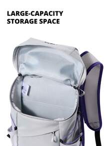 CAMEL CROWN Lightweight Outdoor Backpack, Breathable Portable Sports, Hiking And Climbing Backpack - Wisteria Gray - View 6