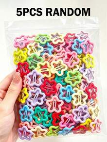 Candy Color Hollow Flower BB Hair Clips, Cute Y2K Sweet Hair Barrettes, Colorful Hair Accessories For Girls Women - Multicolor - View 7