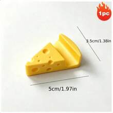 Butter Cheese Phone Stand Keychain Pendant Desktop Decor Lightweight Portable Phone Holder - A - View 5