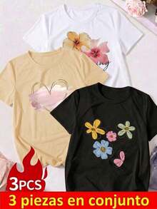 Women T-Shirts - Multi-color 1 - View 1