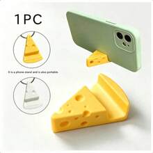 Butter Cheese Phone Stand Keychain Pendant Desktop Decor Lightweight Portable Phone Holder - A - View 7