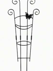 Portable Plant Stem Support Rack, Stackable Iron Space-Saving Climbing Frame, Lightweight Flower Stand For Indoor Plants, Suitable For Women, Windowsill, Room, Bedroom, Home Garden Decoration, Flower Pot Accessories, Indoor Flower Pot - One Size - View 13