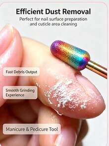 1pc Nail Drill Bit, Professional Nail Drill, Used For Removing Cuticles, Nail Edges And Hangnails Pre-Treatment Tool, Professional Manicure Tool, 2.35mm Universal - Multicolor - View 4