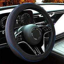 Sarung Setir Mobil Bermotif Berlian, 38cm/15 Inci Tanpa Cincin Dalam, Anti Selip dan Tahan Aus, Sarung Pelindung Setir Interior General Motors untuk Empat Musim. - Sarung setir bermotif berlian tanpa cincin bagian dalam - View 7