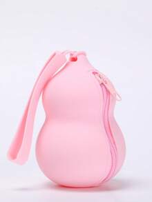 Cute Gourd-Shaped Silicone Makeup Bag, Mini Zipper Storage Pouch Key Bag For Earphones, Keys, Lipstick, Coins, Backpack Charm, Multi-Functional Storage Bag, Christmas Holiday Gift - Multicolor - View 9