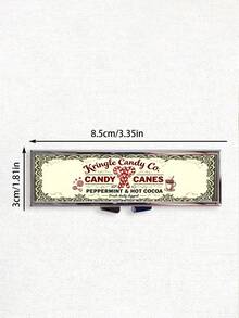 "Candy Theme" Printed Jewelry Storage Box,Vintage Style Storage Box,Portable Pill Dispenser, Candy Storage Box, Convenient Jewelry Storage Box - Multicolor - View 11