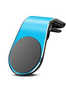 1pc L-Shaped Magnetic Car Air Vent Phone Holder, Convenient For Navigation, Great Travel Companion, Stylish Car Storage Solution, Suitable For Holiday Road Trips, Thanksgiving And Christmas Travel - Multicolor - View 10