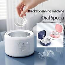 1pc 50Hz Ultrasonic Toothbrush Cleaner, 3 Modes With Digital Timer, Suitable For Cleaning Dentures, Night Guards, Braces, Toothbrushes, Jewelry And More - Ultrasonic Cleaner - View 3