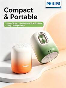 PHILIPS TAS1110 Wireless Bluetooth Speaker Portable Mini Phone Speaker With Deep Bass - View 1