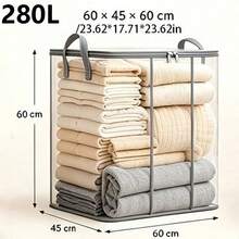 Kotak Penyimpanan Lipat dengan Pegangan, Kotak Penyimpanan dengan Resleting, Cocok untuk Perlengkapan Tidur, Pakaian, Selimut, Ideal untuk Kamar Tidur di Rumah, Kamar Asrama, Juga Sebagai Keranjang Cucian, Dekorasi Kamar Tidur, Kotak Penyimpanan untuk Kembali ke Sekolah - MultiWarna - View 15