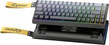 ATTACK SHARK*FREEWOLF S68 Keyboard Gaming 68 Tombol, Keyboard Berkabel Kompak 60%, Tutup Tombol PBT dengan Legenda Samping, Saklar Membran Senyap, Lampu Latar RGB 16 Juta Warna, Desain Ergonomis, USB untuk PC & Mac - View 7
