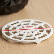 1pc Plant Pot Stand, Breathable Raised Flower Pot Drainage Base, Anti-Root Rot Pot Support Feet, Indoor Outdoor Garden Balcony Desktop Home Use Pot Elevator Pad - White - View 10