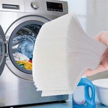 500/300/200/100/50/5pcs Colour Catcher Sheet Proof Color Absorption Paper Anti Cloth Dyed Leaves Laundry Color Run Remove Sheet In Washing Machine - B - View 3