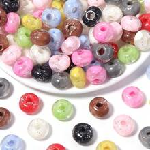 30pcs/Pack Acrylic Transparent Colorful Filled Heart & Star Pattern Large Hole Abacus Beads DIY Bracelet Necklace Phone Chain Pendant Jewelry Making Accessories - Large-hole Beads - View 8