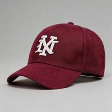 1 Pc Men's Gothic Letter NY Embroidered Fashion Baseball Cap, Adjustable Design, Suitable For Outdoor Activities, Travel, And Running - Multicolor - View 7