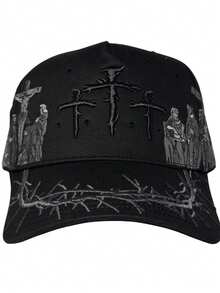 Men Baseball Cap - Black - View 6
