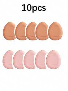 6pcs Finger Makeup Sponge Puff, Mini Thumb Size Cushion Concealer Tip Sponge Puff,Giveaways,Travel,Cheap Stuff,Travel Essential - Multicolor - View 13