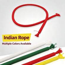 1pc Magic Soft To Hard Rope - Classic Stage And Street Magic Prop, Suitable For Teens And Adults, Instantly Hardens In The Air, Easy To Perform Illusions, Perfect Gift For Magicians And Enthusiasts, Durable Yellow Rope, Suitable For Close-Up Performances - Multicolor - View 2