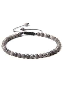 4mm Fine Bead Bracelet, Adjustable Natural Stone Semi-Precious Gemstone Yoga Beads Handmade Bracelet Jewelry - Bracelet - View 26