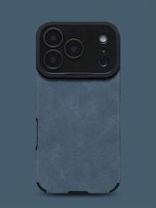 奢華啞光人造皮革全鏡頭保護手機殼，適用於 iPhone 18 Pro Max 18 Pro 17 16 15 14 13 12 11 Pro Max Plus 17Air，鏡頭保護防震軟背蓋 - 藍色 - 查看 4