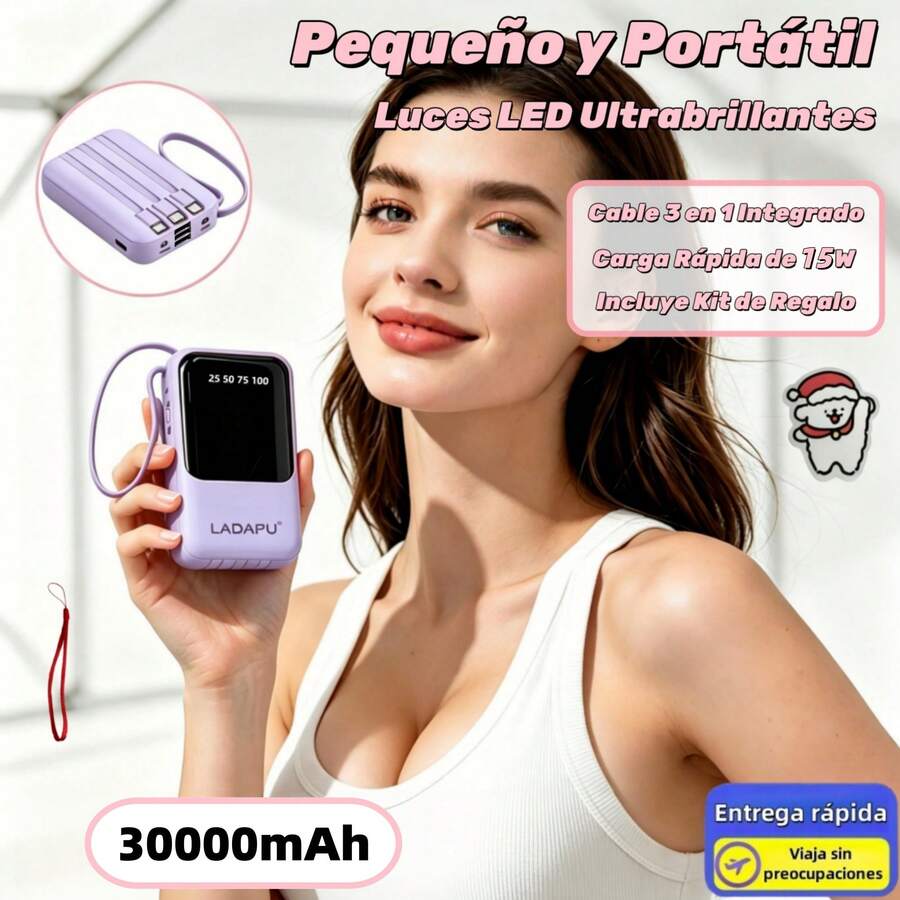 Power Bank - Purple - View 1