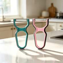 Stainless Steel Vegetable & Fruit Peeler | Home Storage Multi-Function Peeling Tool - Peeling - Sharp Peeling, Comfortable Grip, Suitable For Kitchen - Camping & Travel - Fruit | Vegetable | Peeler Set - Multicolor - View 6
