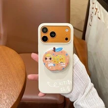 1 buah Dudukan Ponsel Magnetik Berbentuk Apel Lucu dengan Motif Bintang, Dudukan Ponsel MagSafe yang Estetis dan Dapat Ditarik, Dudukan Ponsel Portabel yang Fleksibel - MultiWarna - View 5