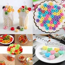 1pc Bear Gummy Candy Silicone Mold, Mini Dinosaur, Bear, Heart And Mini Donut, Animal Shapes, Non-Stick Silicone Candy Gummy Mold, Random Style - Multicolor - View 4
