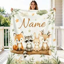 Selimut Motif Beruang Kustom, Desain Satu Potong, Cocok Sebagai Hadiah untuk Teman dan Keluarga. Bahan Flanel Ringan, Cocok untuk Sofa, Tempat Tidur, Perjalanan, Berkemah, Ruang Tamu, Kantor, dan Kursi. Menggunakan Teknologi Pencetakan Digital, Tekstur Selimut Lembut dan Hangat, Memberikan Pengalaman yang Nyaman. - MultiWarna - View 15