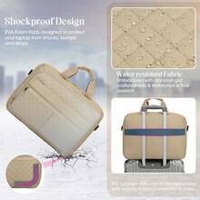 NEWHEY Laptop Bags 15.6 Inch Work Bags For Men & Women Messenger Bag Computer Bag Laptop Briefcase For Business Office College Travel,Khaki - Multicolor - View 8