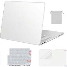 Skyddande fodral för MacBook Neo 13 tum 2026 A3404 A18 Pro Chip, 4-i-1 skyddsset, inkluderar hårt skal, EU/US tangentbordsskydd, skärmskydd och förvaringsväska, reptåligt, lätt laptopskydd, flera färger tillgängliga. - Visa 10