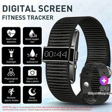 Pulsera inteligente de moda LIGE, diseño sin pantalla, resistente al agua, múltiples modos de ejercicio, registros de seguimiento de ejercicio, monitoreo del sueño - Ver 14