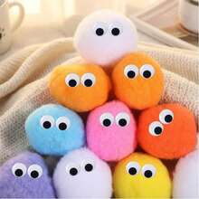 Large And Small Assorted Color Pom Poms Balls Fuzzy Pompoms With Wiggle Eyes For DIY Arts & Crafts Party Decor Craft Supplies Garland Scrapbooking Handmade Gifts - PMEY - View 12
