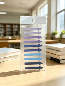 1 buah PET Arrow Index Tab, Semi-Transparan, Dapat Ditulis, Warna Fluorescent Morandi, Lipatan N, Perekat, Pembatas Halaman, Label Klasifikasi Buku, Label Catatan Bacaan Siswa, Tab Indeks Klasifikasi Dokumen Kantor - Satu-Ukuran - View 15