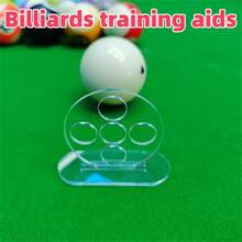 1pc/2pcs, Billiards Training Aid, Billiards Cue Aiming Trainer, Snooker Sports Training Tool, Improve Accuracy And Skills, Durable Acrylic Material, Perfect For Billiards Enthusiasts, Billiards Additions - White - View 7