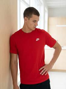 Nike تي شيرت M NSW CLUB - الأحمر - مشاهدة 7