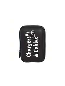 Portable Mini Storage Bag With Data Cable Pattern, Anti-Drop Digital Pouch, Phone Charger And Data Cable Organizer, Zipper Wallet-Style Data Cable Storage Box, Digital Pouch, Electronic Product Bag, Electronic Storage Device Data Cable Organizer, Wireless Earbuds Bluetooth Earphones, Business, Travel, School, University, Office, Christmas, Halloween, Back To School - Multicolor - View 12