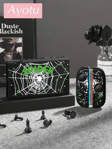 Ayotu Halloween Spider Web & Star Pattern Protective Case, Compatible With Switch, Compatible With New Switch 2 (2025)/Switch NS/Switch OLED, Can Be Installed On Dock Without Removing Protective Case, Universal Game Controller Protective Cover, Switch Game Accessories, Anti-Drop, Anti-Slip, Anti-Scratch, Fashionable And Beautiful, Suitable For Autumn/Christmas/Back To School/Winter/Easter/Birthday Gift/Halloween And Other Occasions. - View 6
