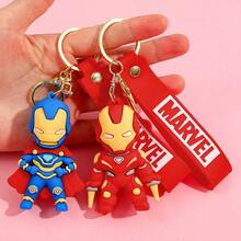 Hasbro Iron Man PVC Figure Keychains With Printed Wrist Strap Portable Bag Charm For Collecting Enthusiasts Backpack Handbag Daily Accessory Collection Gift - One Size - View 3
