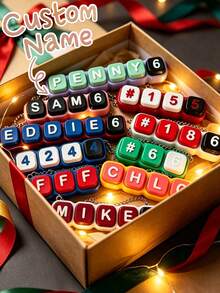Custom Name Keychain Mechanical Keyboard Keycap 3D Printed Accessory Personalized Gift Back To School Aesthetic Dopamine Desktop Decor - Multicolor - View 7
