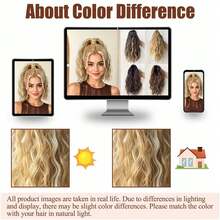 10 Inch Synthetic Fiber Short Wavy Ponytail Hair Extension With Small Claw Clip, Multi-Color Options, For Women's Daily Wear - Multicolor - View 6