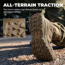 Men Military & Tactical Boots - Beige - View 11