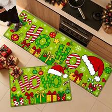 1pc Christmas Gift Candy Mat, Kitchen Rug, Kitchen Mat, Door Mat, Runner Rug, Area Rug, Personalized Carpet, Christmas Carpet - Multicolor - View 4