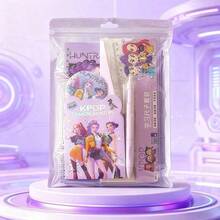 Spin Master K-POP Demon Hunter Series 1pc Set, This Mini Notebook Set Includes 1 Pen, 1 Notebook, Stationery Supplies And 1 Wish Diary (Random Style). It Is An Ideal Gift For Fans, Suitable As Desk Decor, Birthday Gift And New Year Gift. - N - View 4