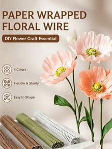 Paper Wrapped Floral Thin Wire 26 Gauge Vein Thin Wire - Other - View 2