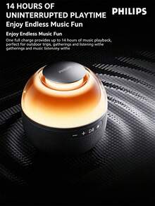 PHILIPS TAS2009 Speaker Bluetooth Desktop, Speaker Nirkabel Mini untuk Penggunaan di Rumah, Suara Berkualitas Tinggi dengan Subwoofer dan Lampu Ambient, Cocok untuk Musik dan Audio TV di Rumah, Tersedia Berbagai Warna - View 4